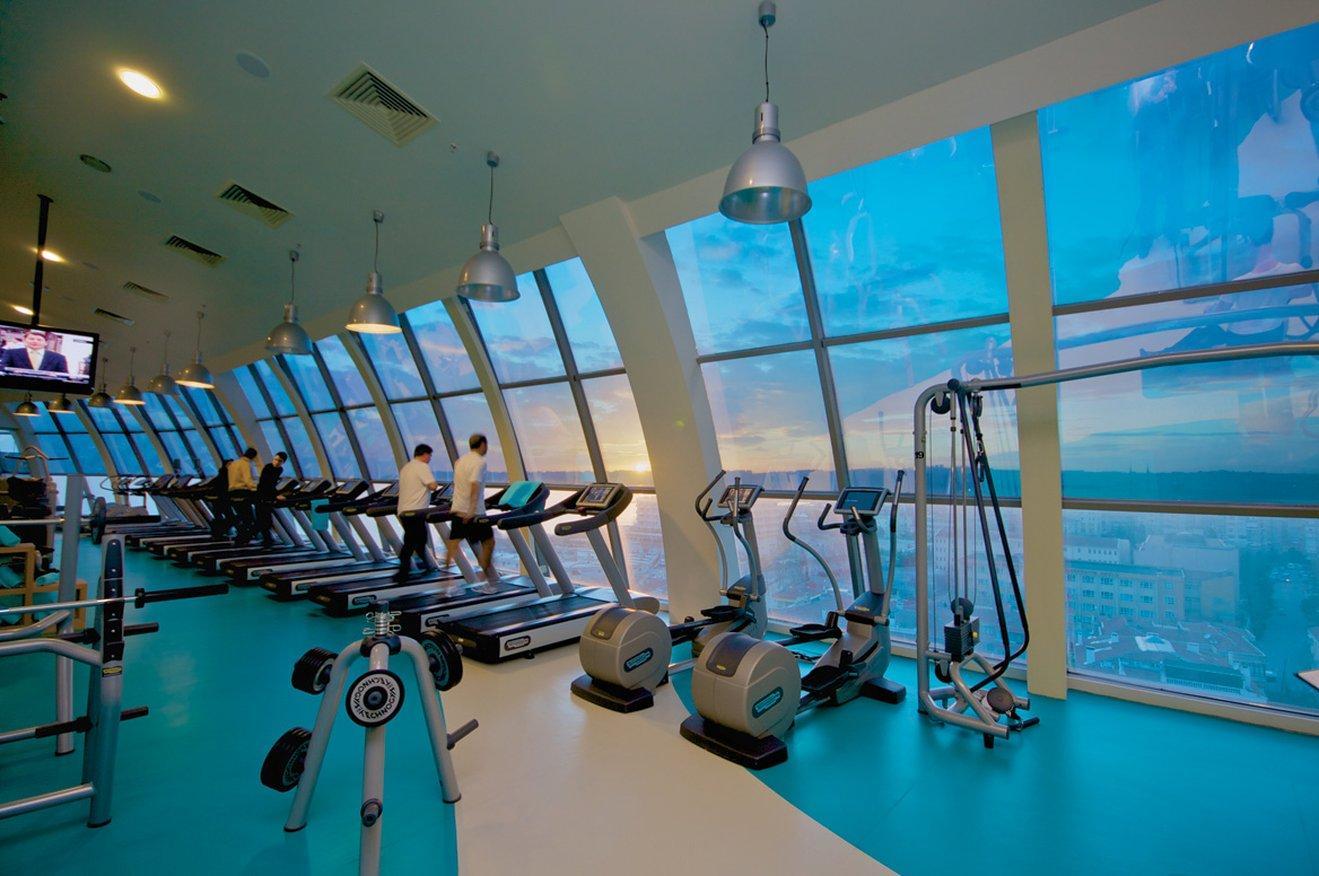 Eser Premium Hotel & Spa Buyukcekmece Facilities photo The gym at the 88th floor